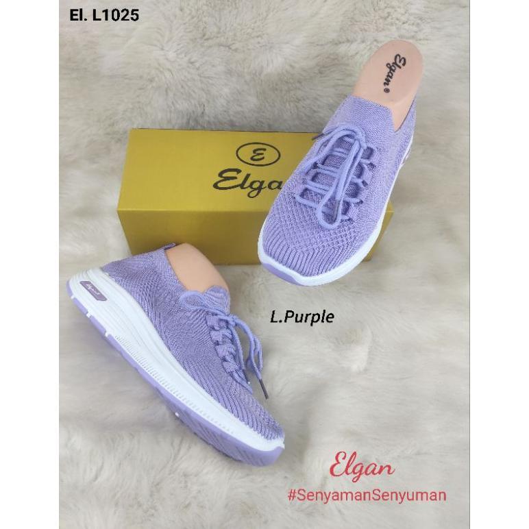 Original Sepatu Sport Shoes Bertali Slip On Sneakers Wanita Sepatu Olahraga Kasual Elgan