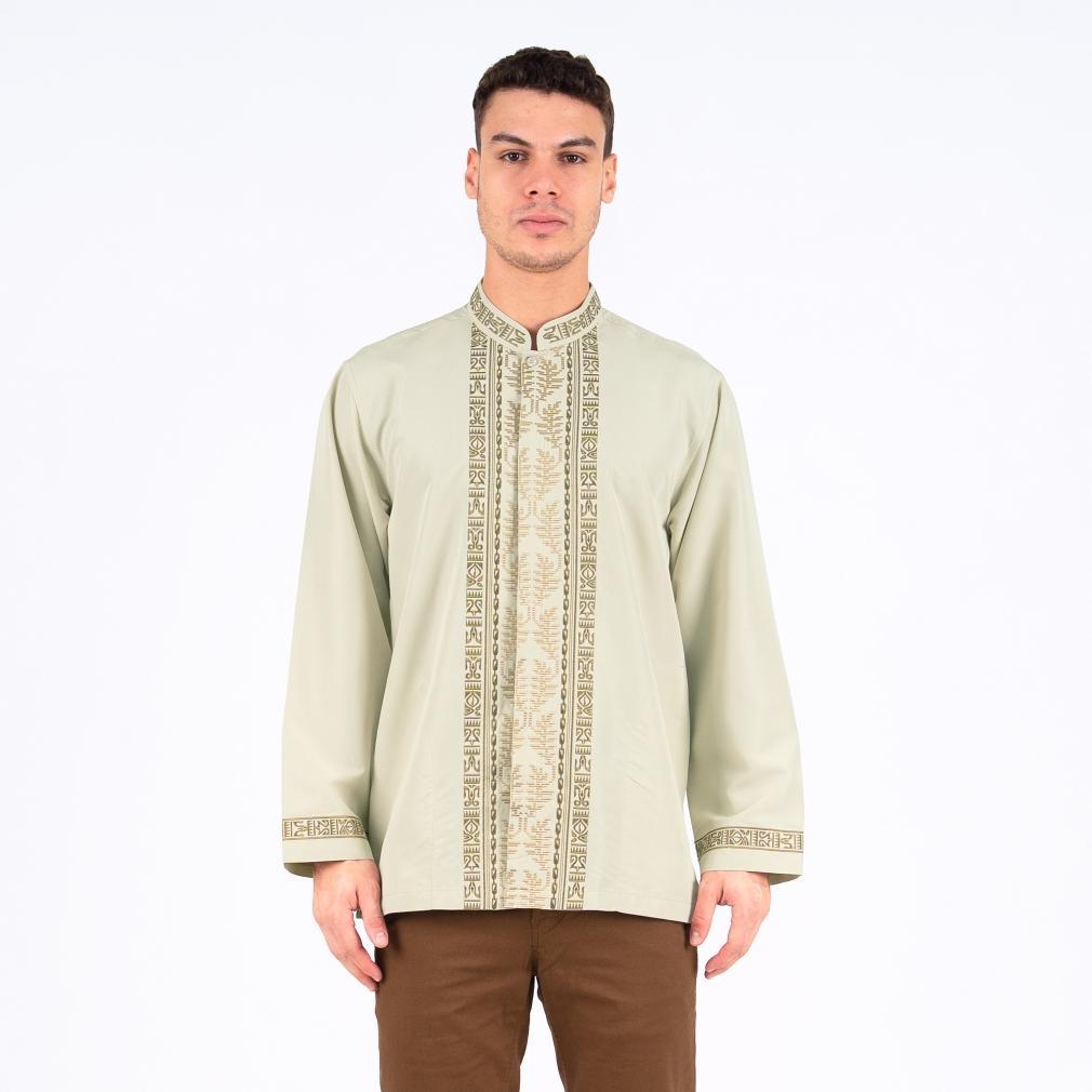 ORIGINAL BENHILL TAQWA KOKO BORDIR PRIA PANJANG SAND KHAKI 2704-63-64