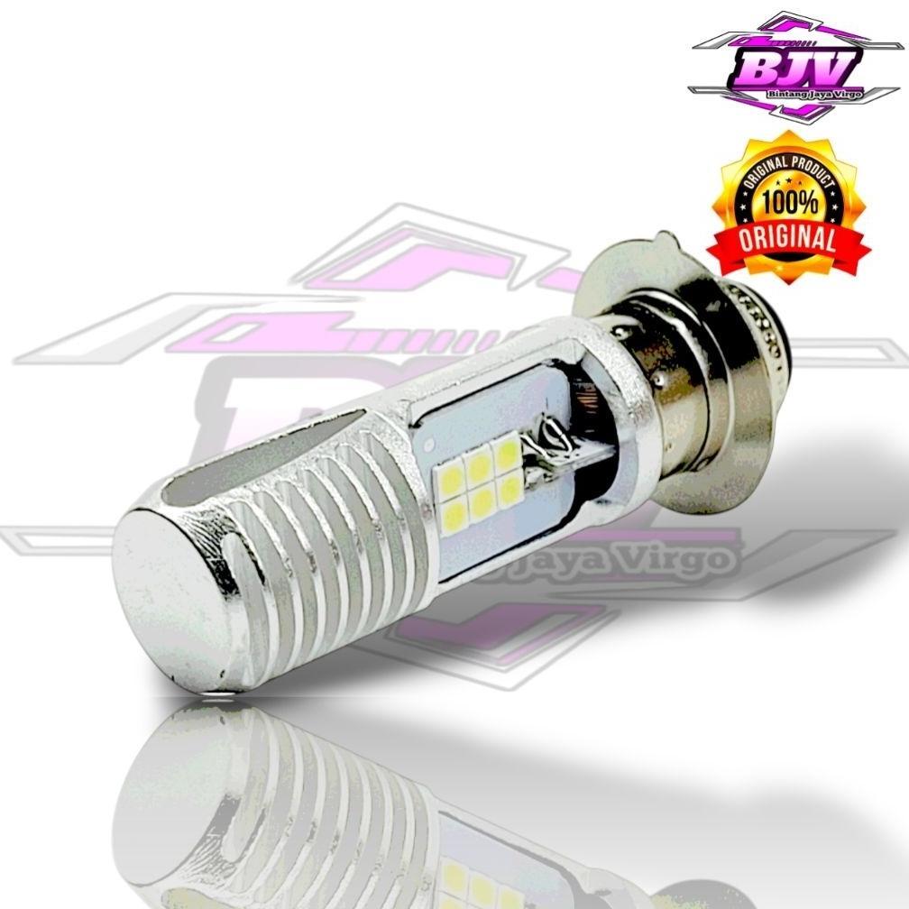 Termurah !! Lampu Depan Motor Yamaha Mio Sporty Led Putih Ac/Dc 12Volt Pengganti Bohlam Standart M2B