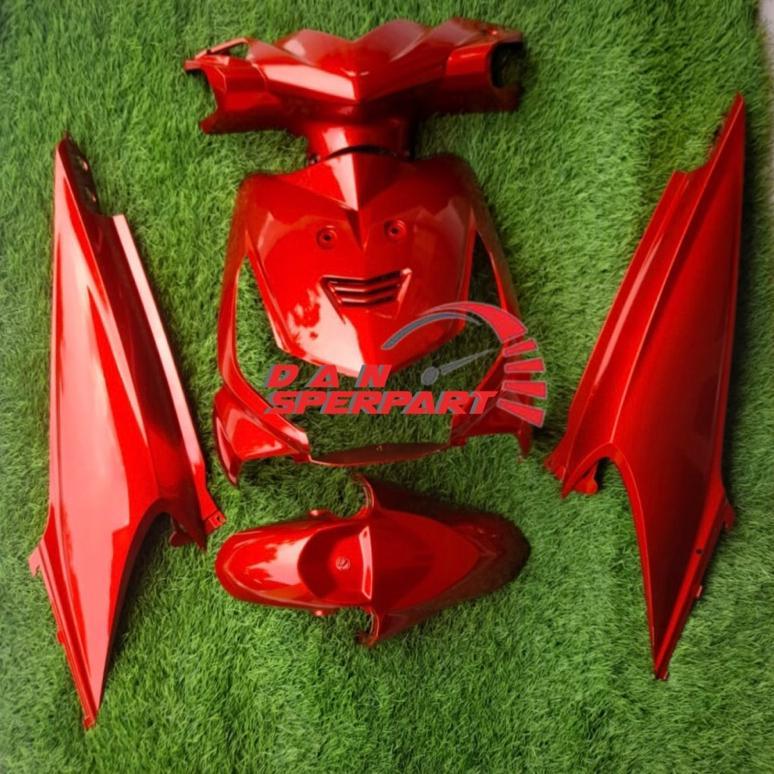 Termurah Full Body Halus Beat Karbu Merah / Full Cover Body Set Beat Lama Karbu Merah 2010 2011 2012