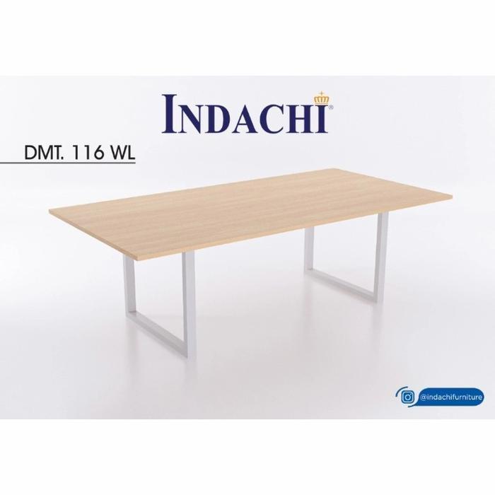 meja meeting meja rapat indachi wilson series kaki besi