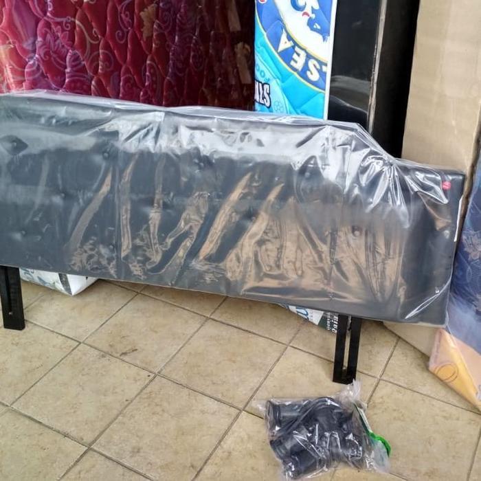 Promo Set kasur Spring bed 2 in 1 Central 120x200 gold White Original