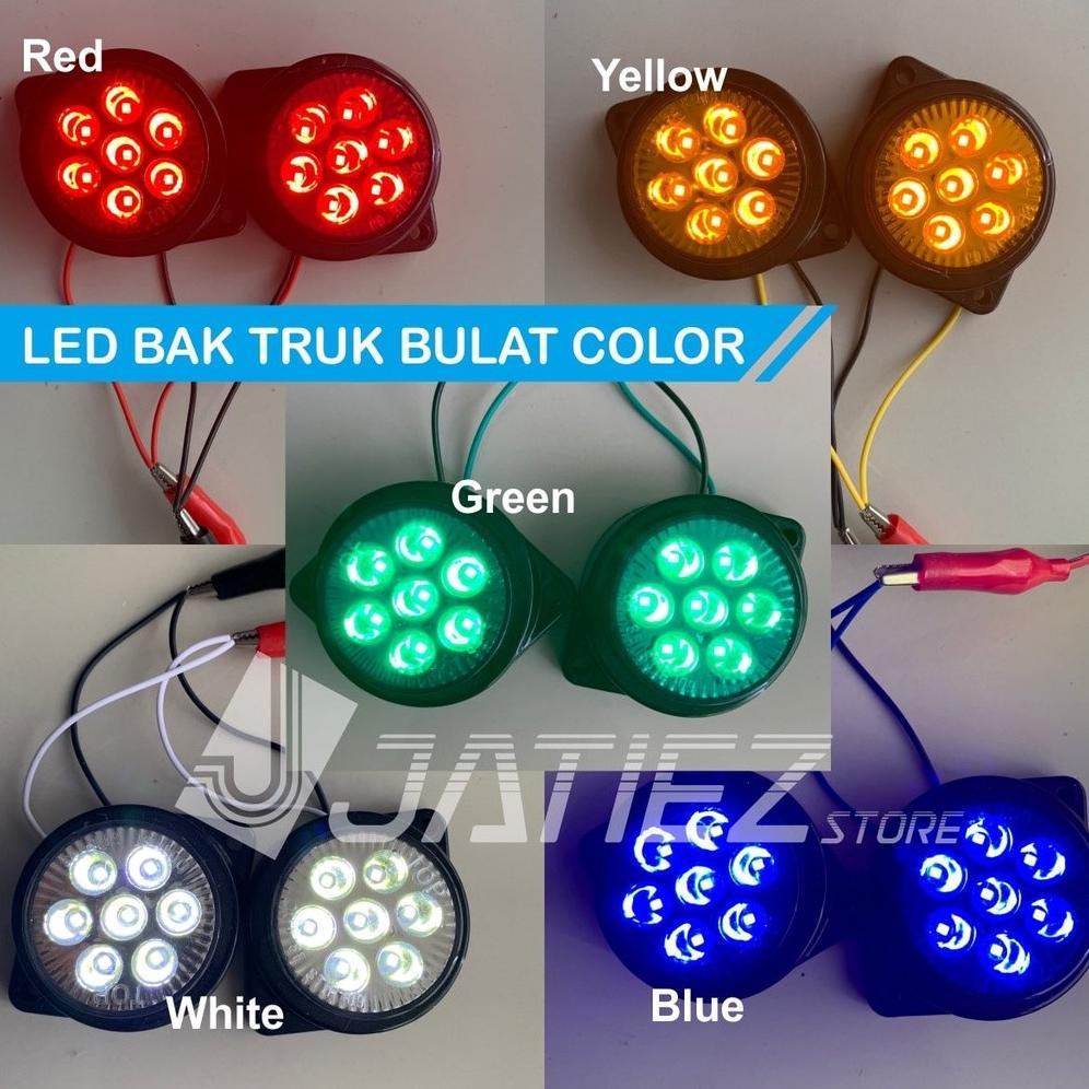 Saless Lampu Led Bak Truk Dny 90 Bulat 24 Volt