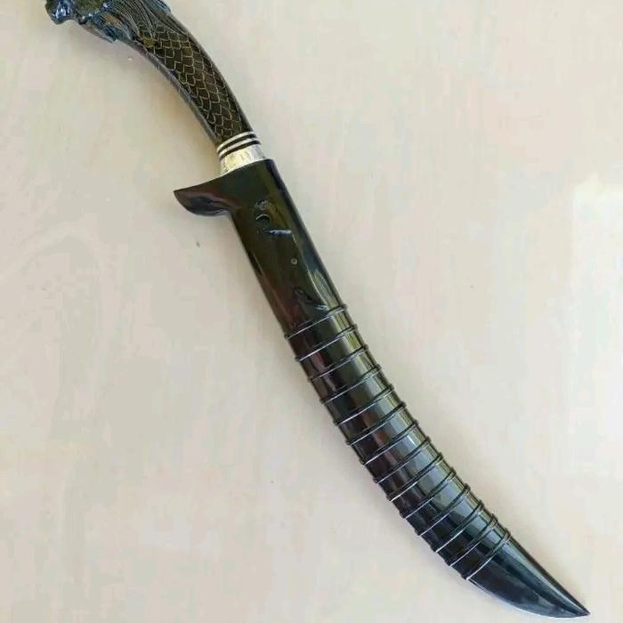 Golok Naga Persia Fulltanduk Baja Per 30cm