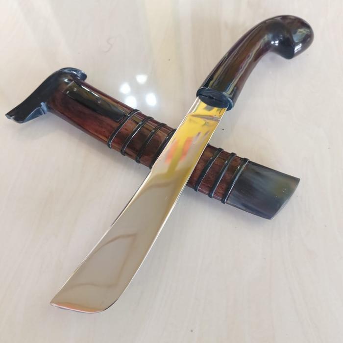 Gocil Fullkayu Sonokeling Baja Modern Aisi D2 Japan 20cm