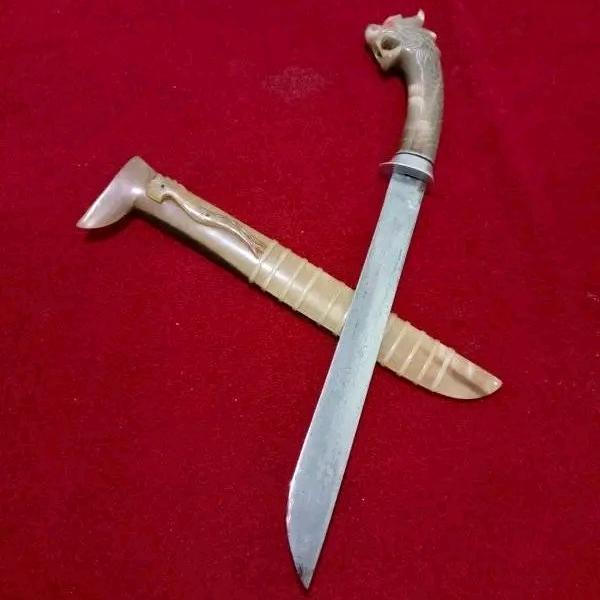 golok naga tanduk bule super