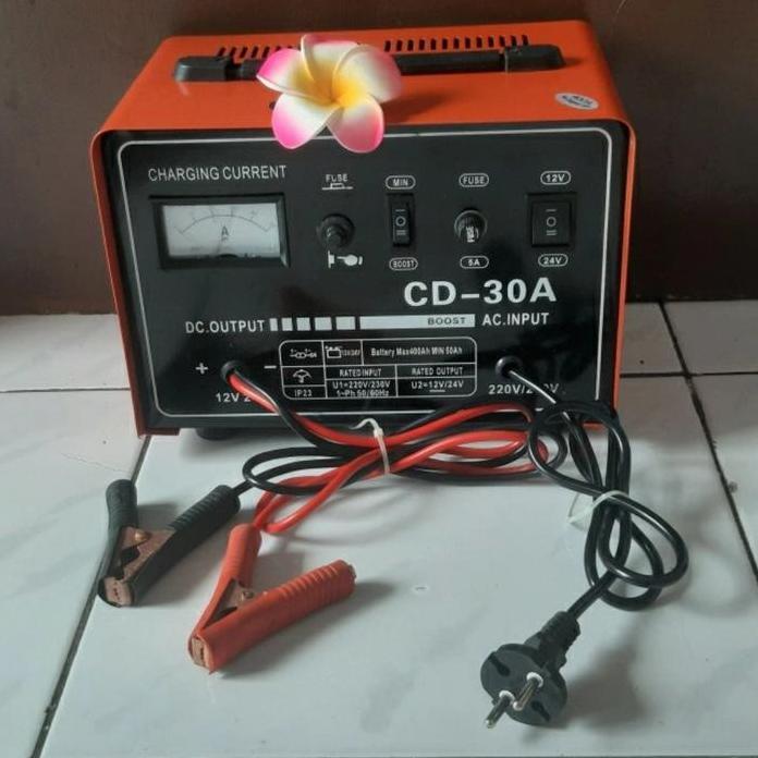 Battery Charger 12V/24V 30A Charger Aki 30A Charger Aki Up To 400Ah Terlaris 0326B