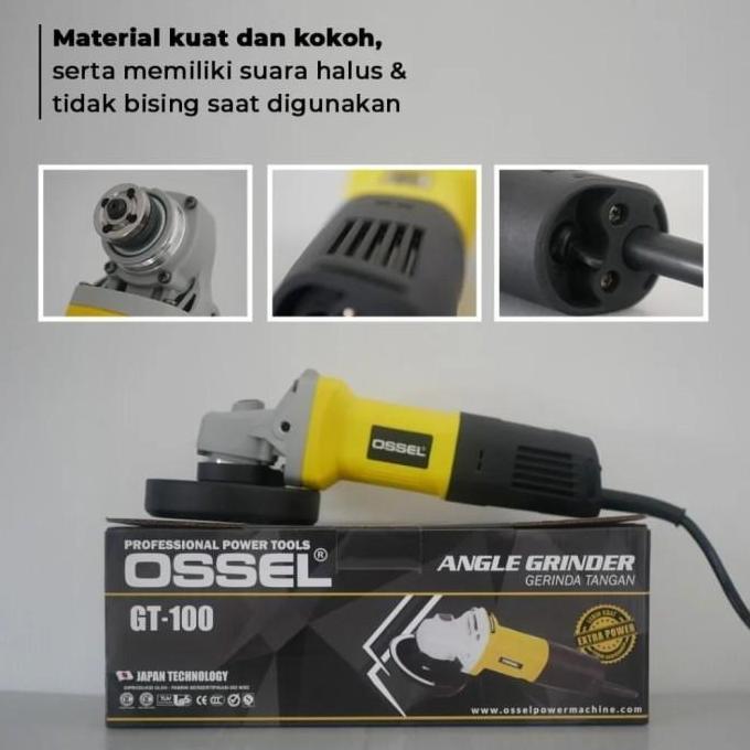 Gerinda GT100 Ossel Mesin Gerinda Tangan GT100 Ossel