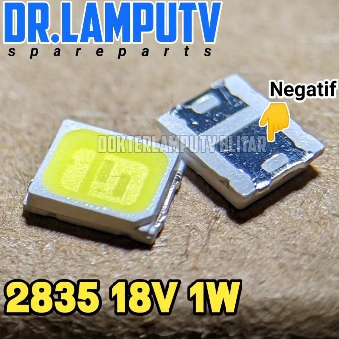 100PCS LED SMD 2835 18V 1W PUTIH