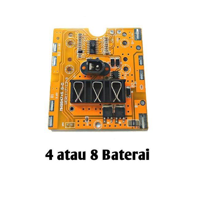 Modul Bms 4s 5s pengontrol baterai bor impact gerinda cordless