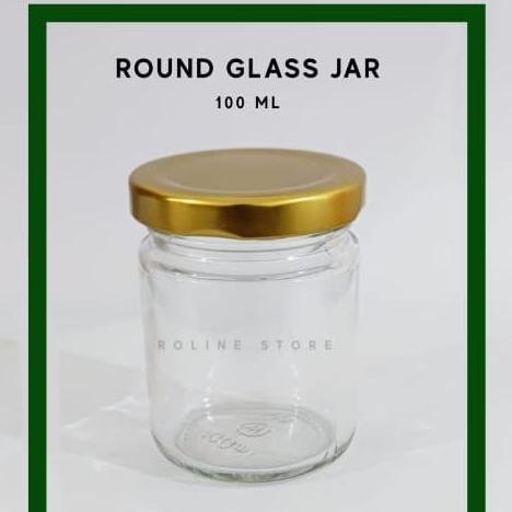 BOTOL KACA 100ML | JAR KACA MADU/SELAI/BUMBU