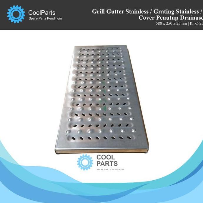 Grill Gutter Stainless/ Grating Stainless / Cover Penutup Drainase
