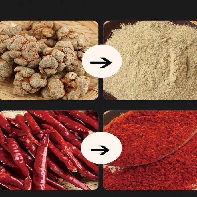 800G 34000RPM Mesin Giling Tepung Serbaguna Miller Mesin Penepung