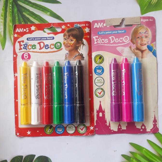 Paket Bundling 2 Set AMOS Face Deco Mainan Anak