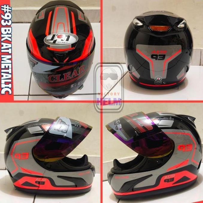 helm JPN fullface hitam dop
