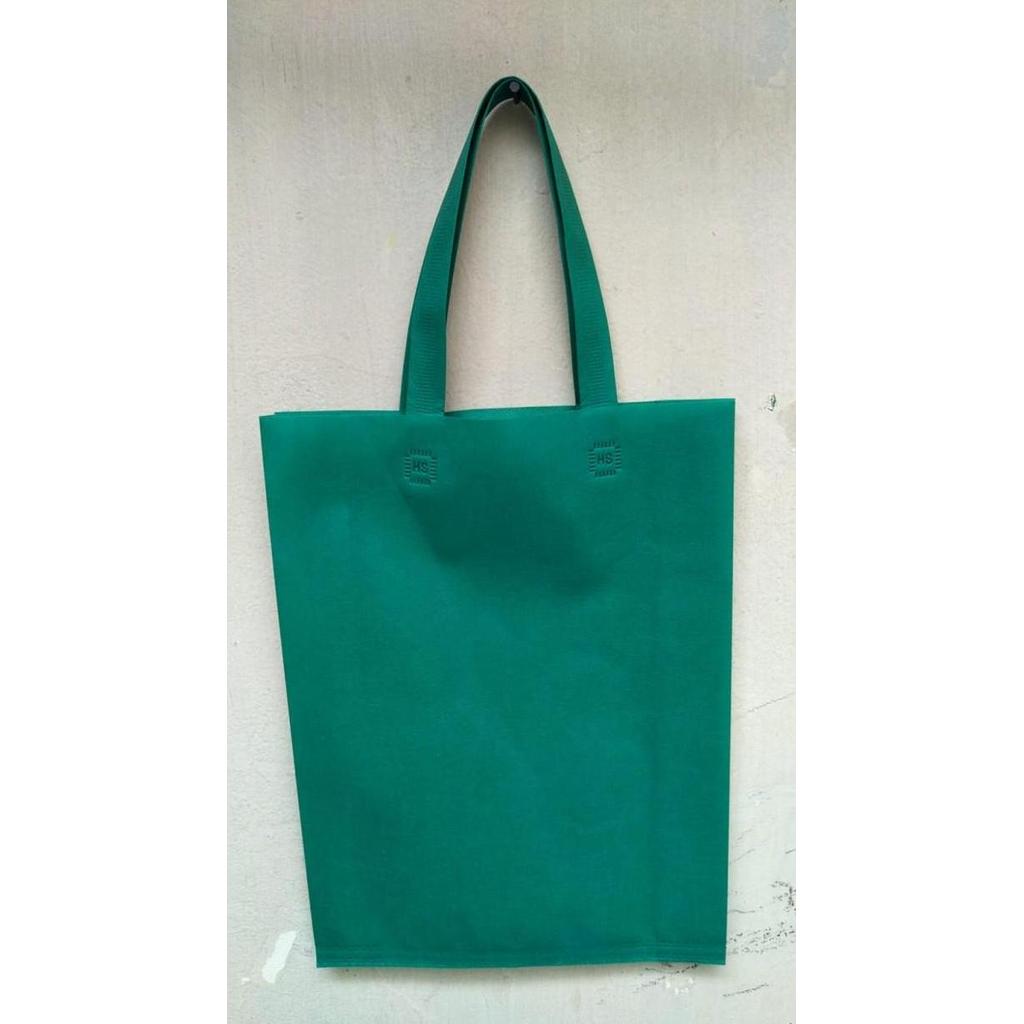 Tas Spunbond sablon 30x40x10 gramasi 75 / Goodie Bag Souvenir promosi