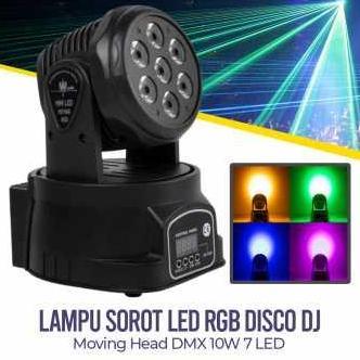 VEDORANAVA Lampu Disco LED DJ Dance Club 10W Proyektor Laser Lampu Sorot Disko