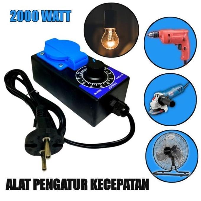 Alat Pengatur Kecepatan Bor AC & Gerinda - Kontrol Maksimal Speed Controller Bor & Gerinda - Pengatu