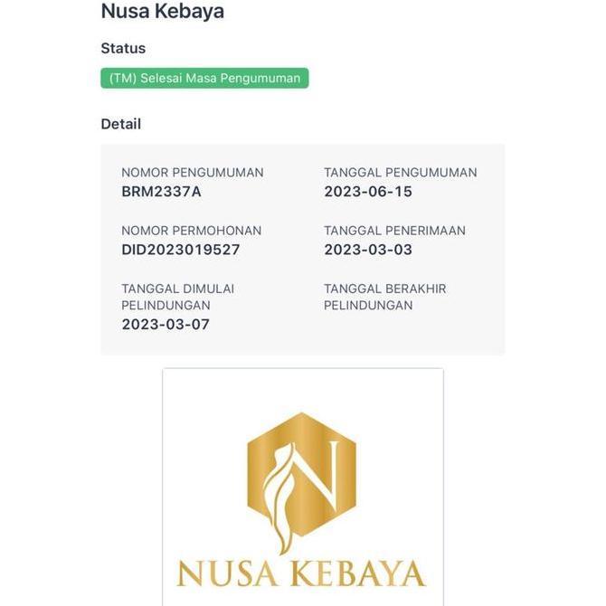 NUSA KEBAYA Kebaya Kutubaru Jumbo Brukat Full Puring Baju Pesta Kondangan Modern LD 120-140 Kutubaru
