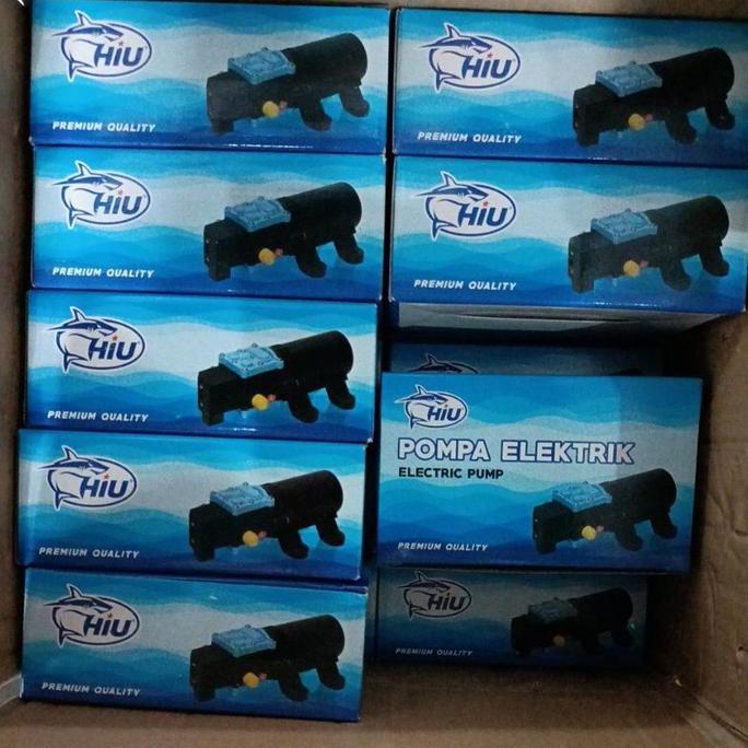 pompa air dc 12 volt 5 LPM HIU soket soket