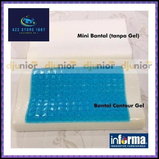 INFORMA - CONTOUR COOL GEL PILLOW / BANTAL KESEHATAN MEMORY FOAM