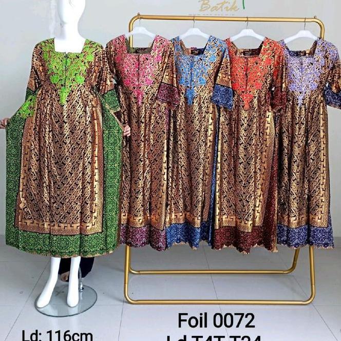 Longdress Batik Kartika Longdress Batik Kartika Kombinasi Foil