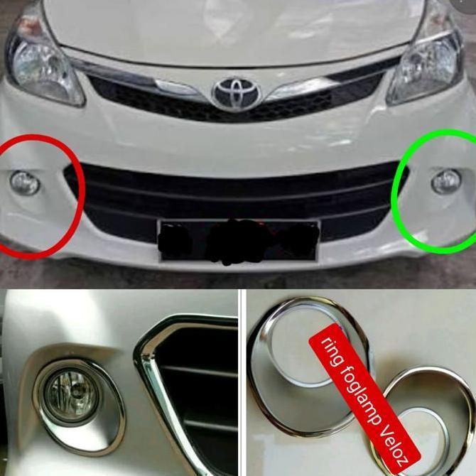 Garnish/Ring Foglamp Chrome Veloz 2012 All Avanza Type 2012-2014