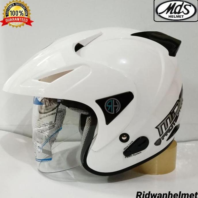 Helm MDS Protector R Solid White Size M - L - XL