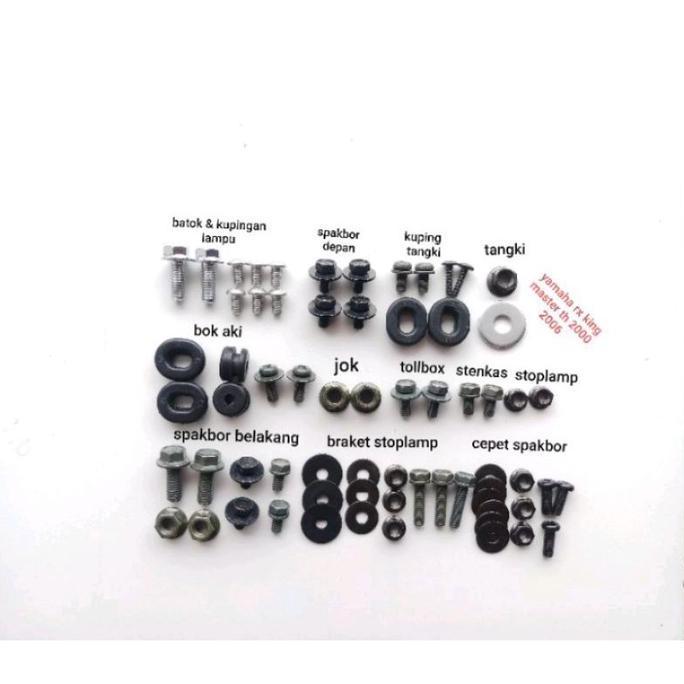 baut full body yamaha rx king)baut full set body rx king thn2000-2006