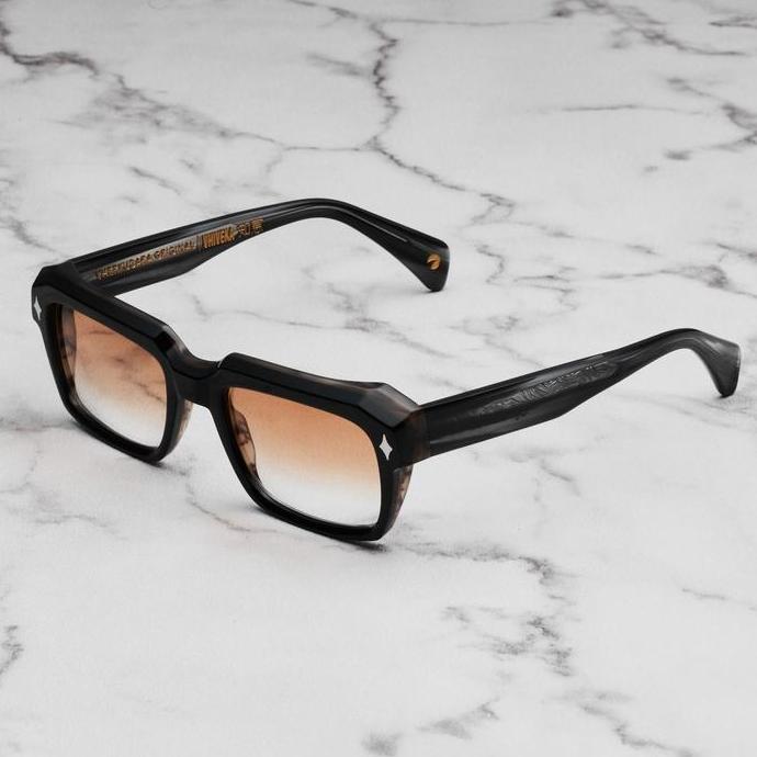 VHERKUDARA - VHIVEKA STRIPE BROWN Frame Kacamata Fashion Premium Original