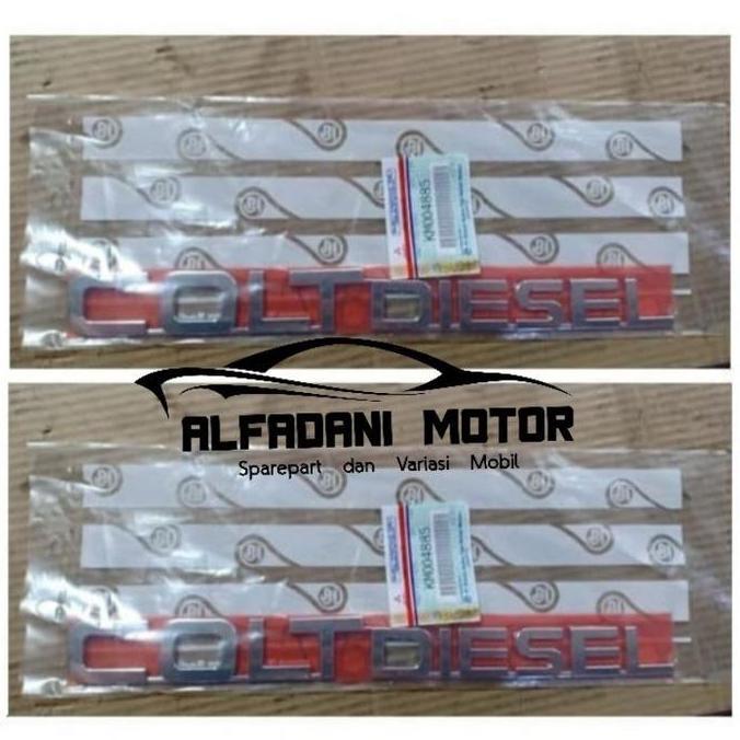 EMBLEM COLT DIESEL / LOGO COLT DIESEL NEW ORIGINAL 100% MITSUBISHI