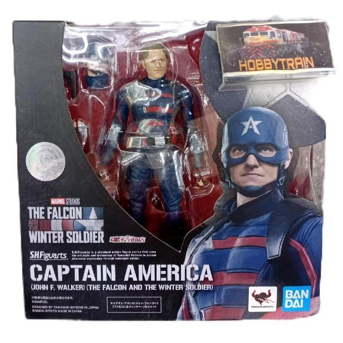 SHF CAPTAIN AMERICA JOHN F WALKER THE FALCON AND THE WINTER SOLDIER FIGURE
