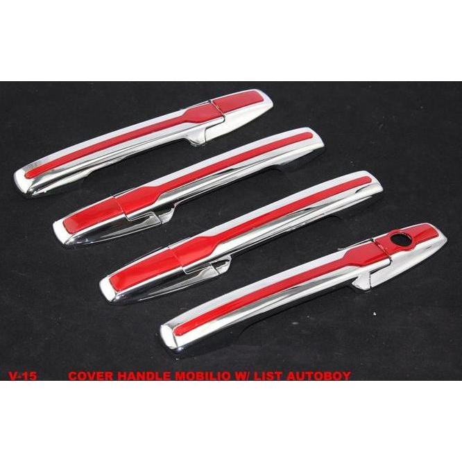 Handle Mobilio Mobilio 2016 Merah List Chrome