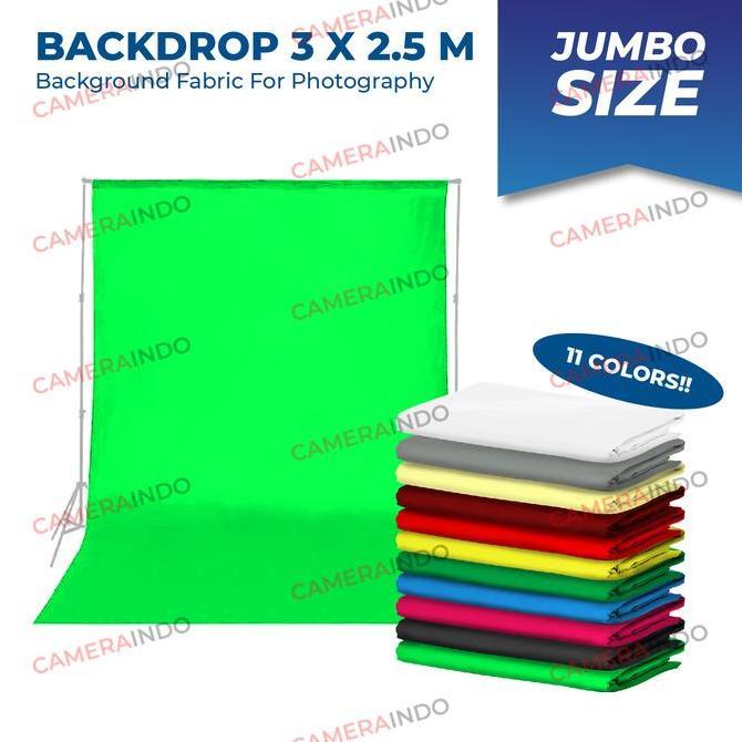 background kain polos (3 x 2.5m) foto studio