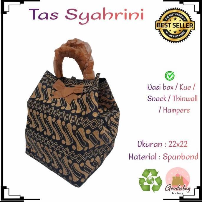 Tas Syukuran/ Tas Hajatan/ Goodiebag/ Hampers/ 22x22/ box nasi/ Batik