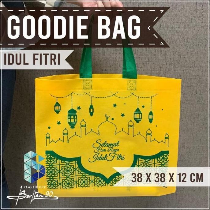 Goodie Bag Idul Fitri 38 x 38 x 12 Tas Spunbond idul Fitri Tas Kain
