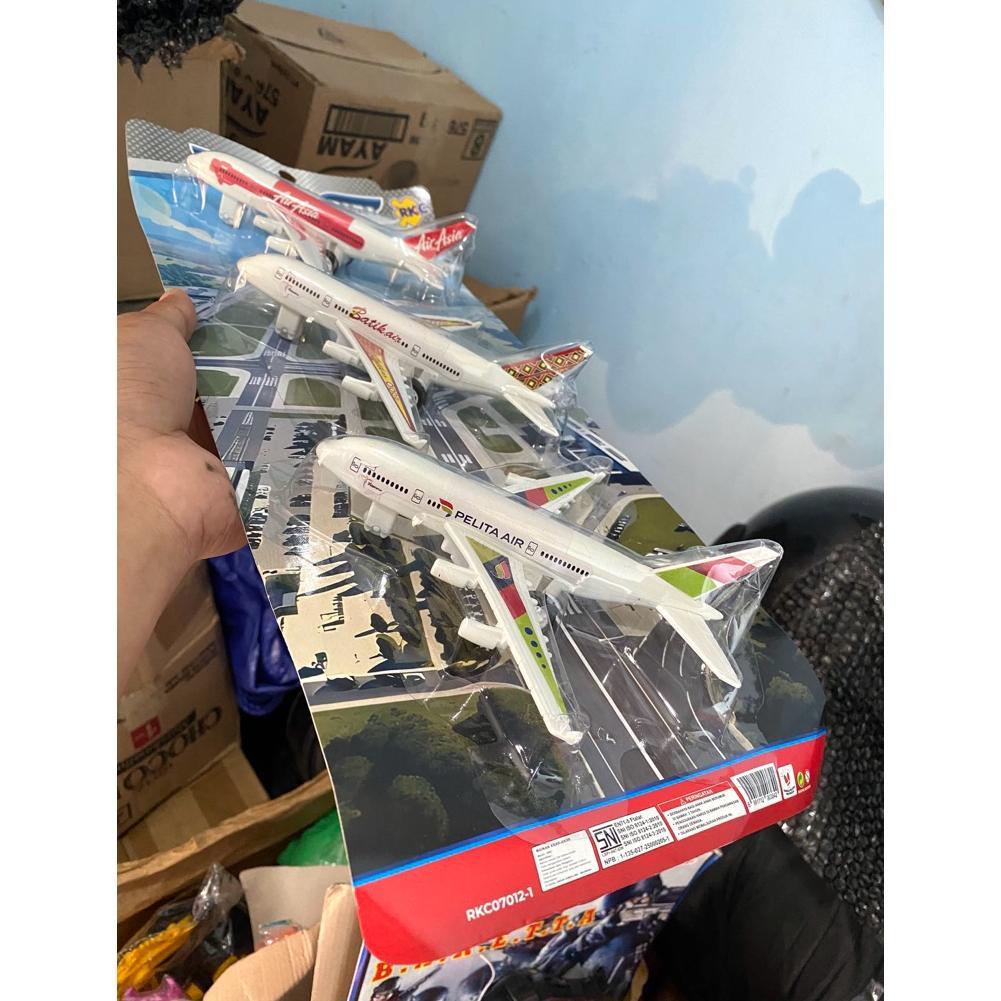 Terbaru Rkc Mainan Anak Pesawat Bandara Indonesia Set Isi 3Pc