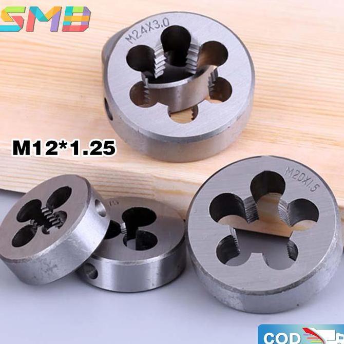 GIRARDY Senai Pembuat Drat Luar Mata Tap M12*1.25-Mata Senai Pembuat Drat Luar