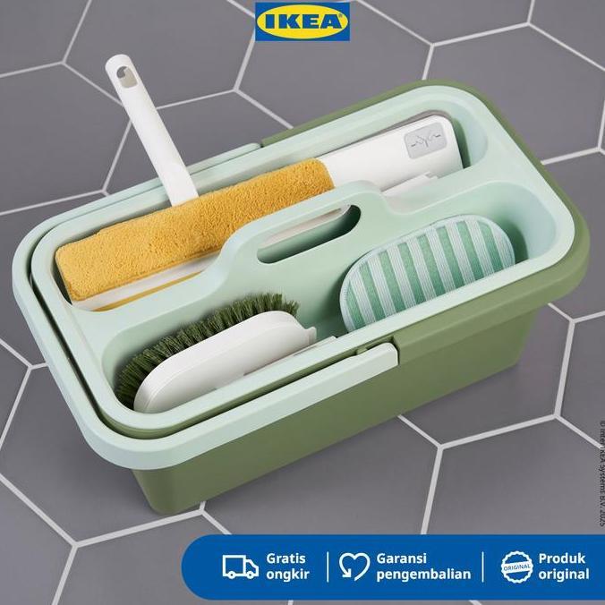 GRATIS ONGKIR - IKEA PEPPRIG Ember Dan Wadah Peralatan Pembersih Minimalis