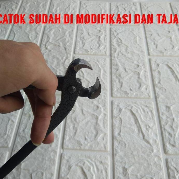 Okwemereza- Catut Bonsai Modifikasi Murah 9 Inch Sudah Tajam Siap Pakai Catok