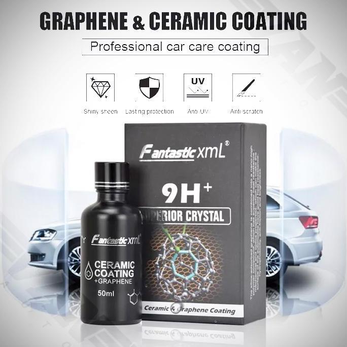 Promo Ceramic Coating Mobil Crystal Diamond Graphene Coating 50Ml - 9H+