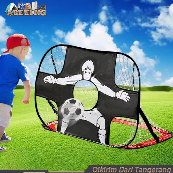 FKINAPE Gawang Bola Anak / Gawang Portable Sepak Bola Lipat Anak Outdoor