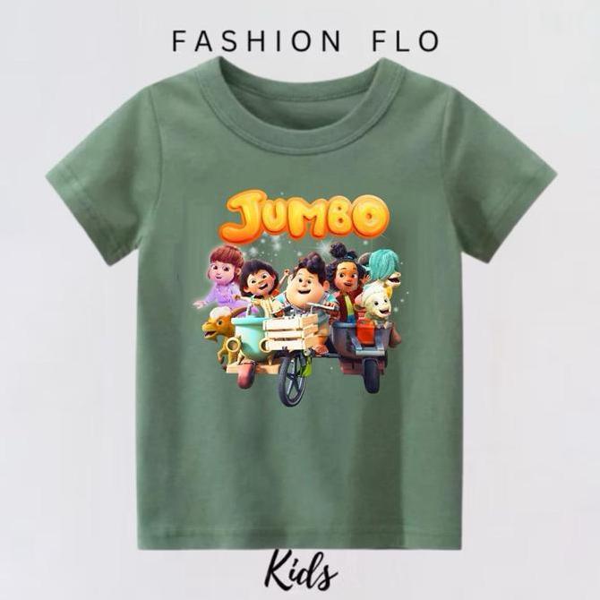Promo Kaos Anak Anak Karakter Jumbo Sepeda Umur 2-16 Tahun Cod