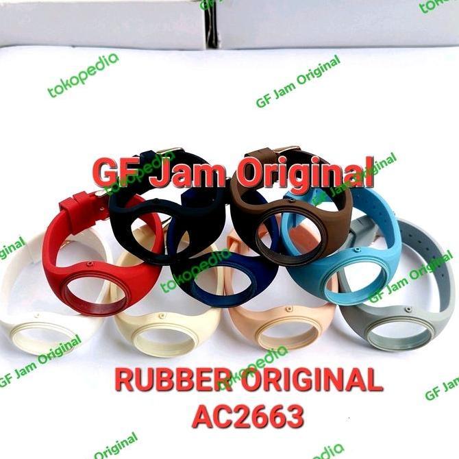 TALI KARET ALEXANDRE CHRISTIE ORIGINAL AC2663 AC 2663 AC2773 AC 2773 ASLI 100% RUBBER BAND WATCH JAM
