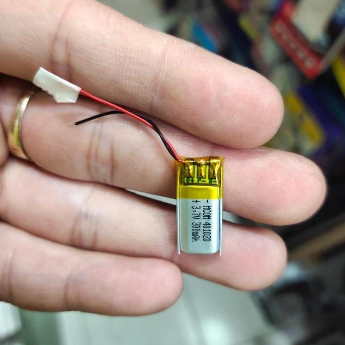 Enju- Baterai Headset Universal 401020 Ukuran 10Mm X 20Mm 300Mah Kabel 2
