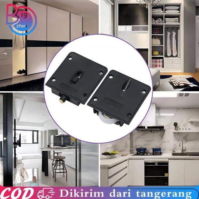 DISSORDE Isi 4set Roda Lemari Geser Sliding Roda Pintu Lemari Geser Sliding Roda Sleding Pintu Lemar