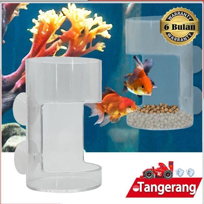 FREYAUR Tempat Makan Ikan Akrilik /Wadah Makan Ikan /Wadah Pakan Ikan Untuk Udang Dan Ikan