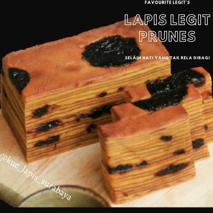 Lapis Legit Prunes Premium Surabaya Wisman Moist Halal Tanpa Pengawet