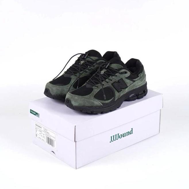 Sepatu Jjjjound X New Balance 2002R Goretex Olive Green