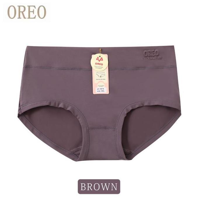 (12PCS) CELANA DALAM WANITA DEWASA / CD OREO 6676 KATUN SUPER SOFT